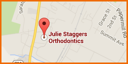 Map of Julie Staggers Orthodontics